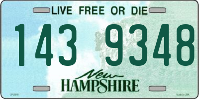 NH license plate 1439348