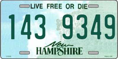 NH license plate 1439349