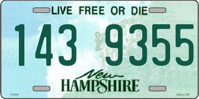 NH license plate 1439355