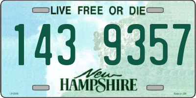 NH license plate 1439357