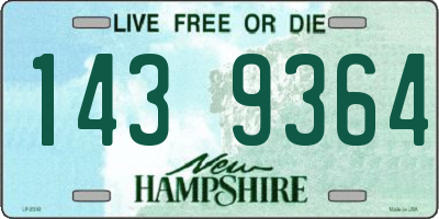 NH license plate 1439364