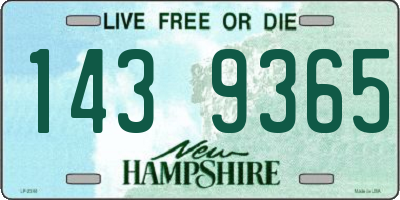 NH license plate 1439365