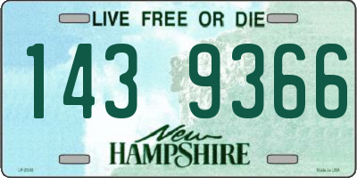NH license plate 1439366