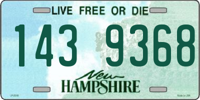 NH license plate 1439368