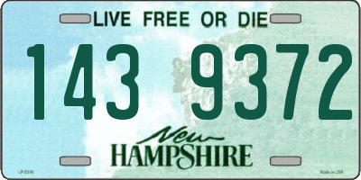 NH license plate 1439372