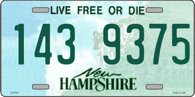NH license plate 1439375
