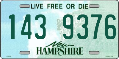 NH license plate 1439376