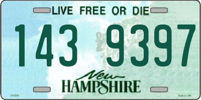 NH license plate 1439397