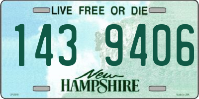 NH license plate 1439406