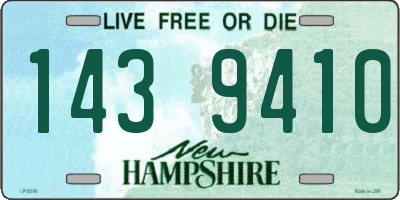 NH license plate 1439410