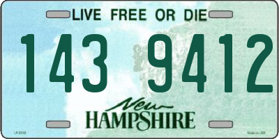 NH license plate 1439412