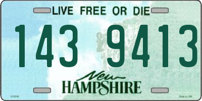 NH license plate 1439413