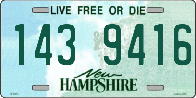 NH license plate 1439416