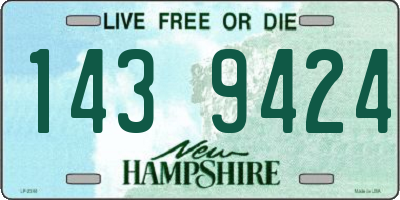 NH license plate 1439424