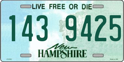 NH license plate 1439425