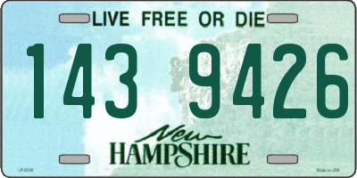 NH license plate 1439426