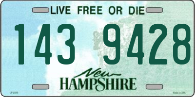 NH license plate 1439428