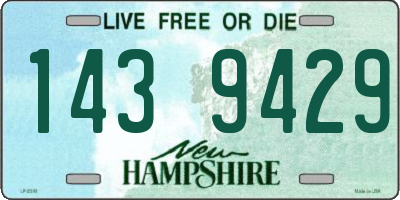 NH license plate 1439429