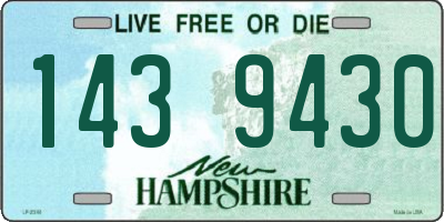 NH license plate 1439430