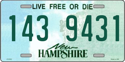 NH license plate 1439431