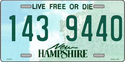 NH license plate 1439440