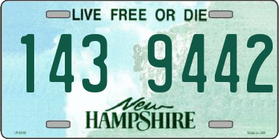 NH license plate 1439442