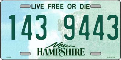 NH license plate 1439443