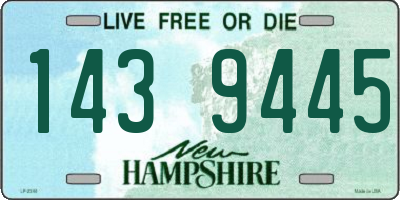 NH license plate 1439445