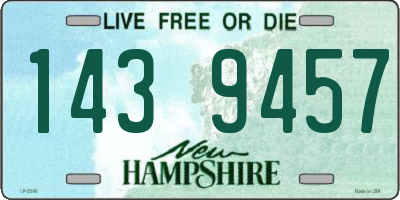 NH license plate 1439457