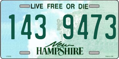 NH license plate 1439473