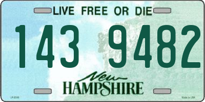 NH license plate 1439482