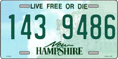 NH license plate 1439486