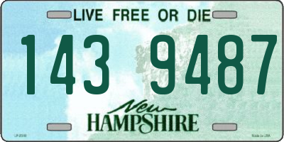 NH license plate 1439487