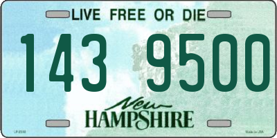 NH license plate 1439500