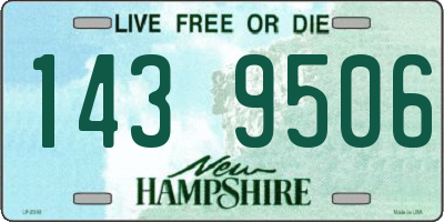 NH license plate 1439506