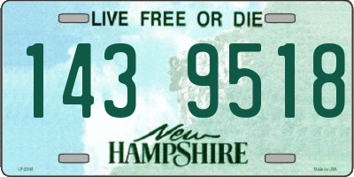 NH license plate 1439518