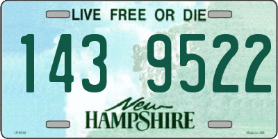 NH license plate 1439522