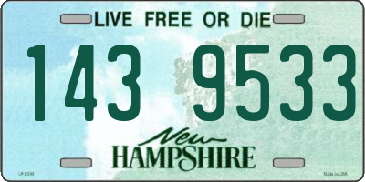 NH license plate 1439533