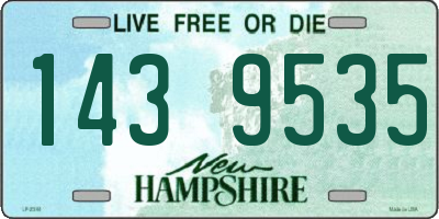 NH license plate 1439535
