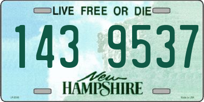 NH license plate 1439537