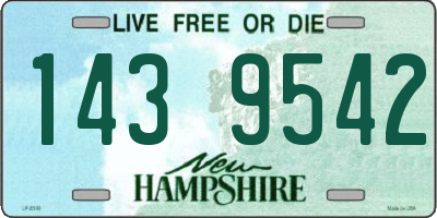 NH license plate 1439542