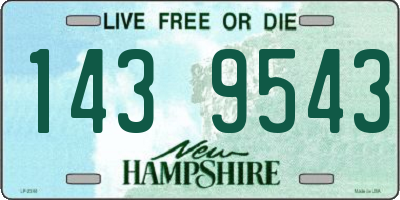 NH license plate 1439543