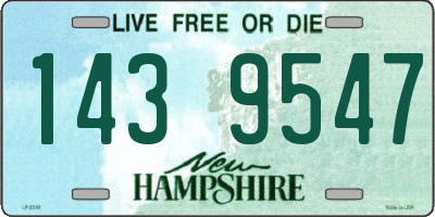 NH license plate 1439547