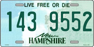 NH license plate 1439552