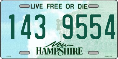 NH license plate 1439554