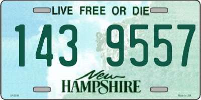 NH license plate 1439557
