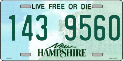 NH license plate 1439560