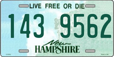 NH license plate 1439562