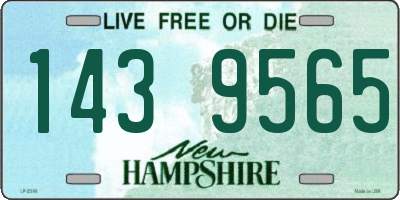 NH license plate 1439565