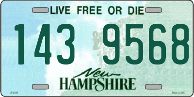 NH license plate 1439568
